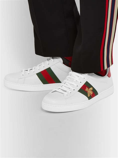 gucci faux watersnake embroidered